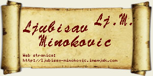 Ljubisav Minoković vizit kartica